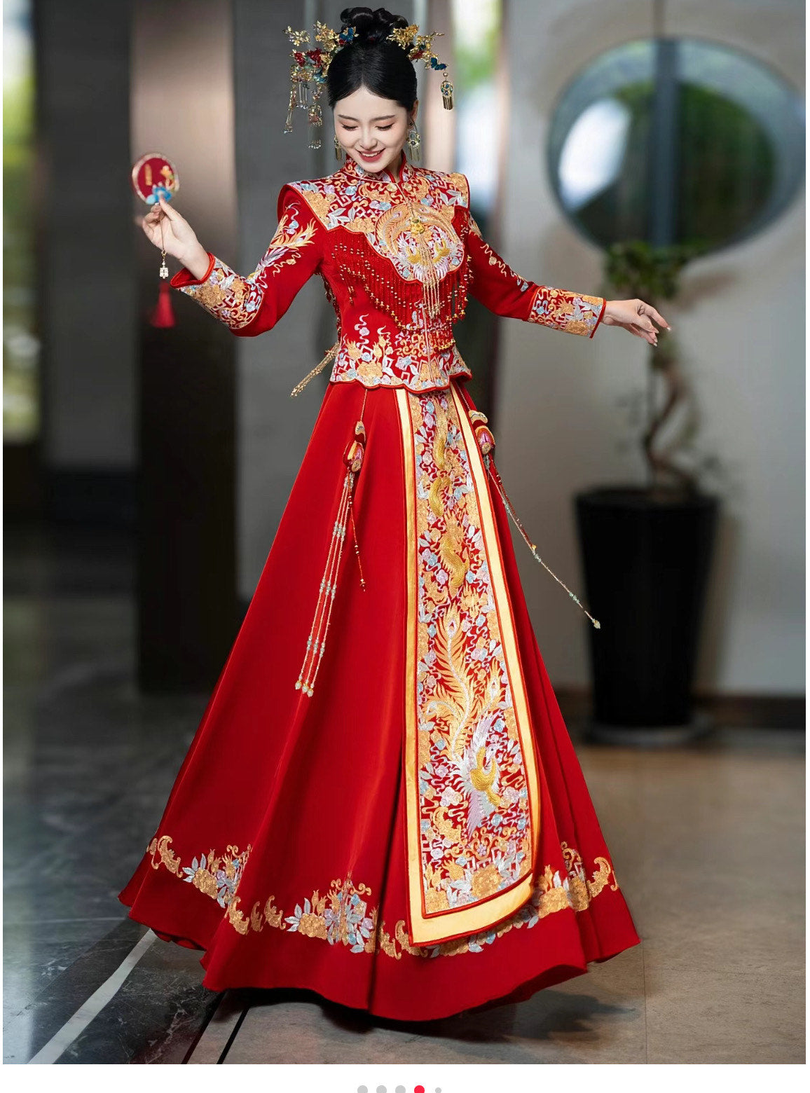 Dragon Phoenix Coat (Skirt Coat) 龙凤衣(裙装)