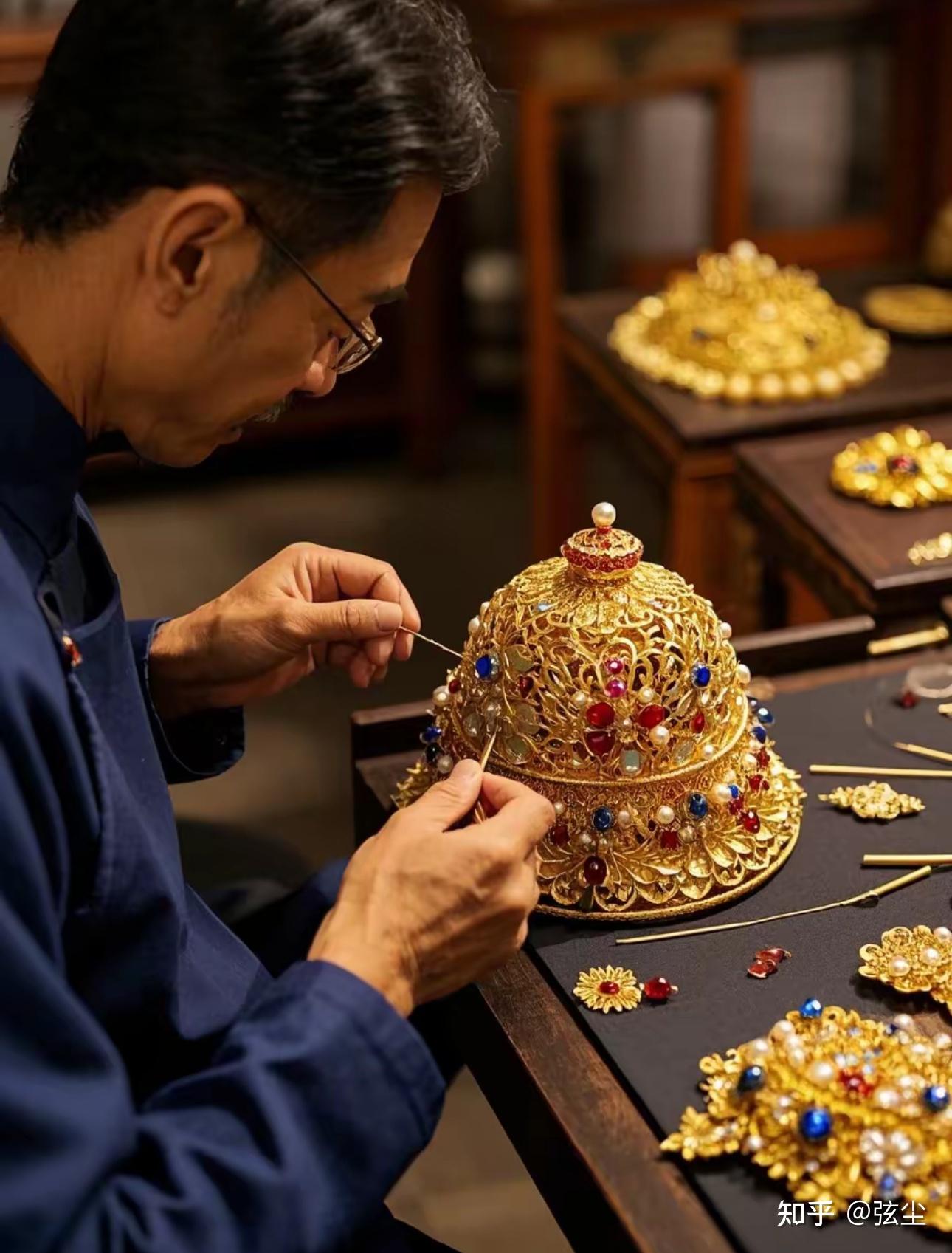 Gold Filigree Inlay (ICH·National Level, No. Ⅷ-125) 金丝镶嵌