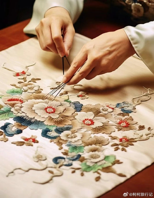 Chinese Intangible Cultural Heritage: Embroidery/‌中国非物质文化遗产：刺绣