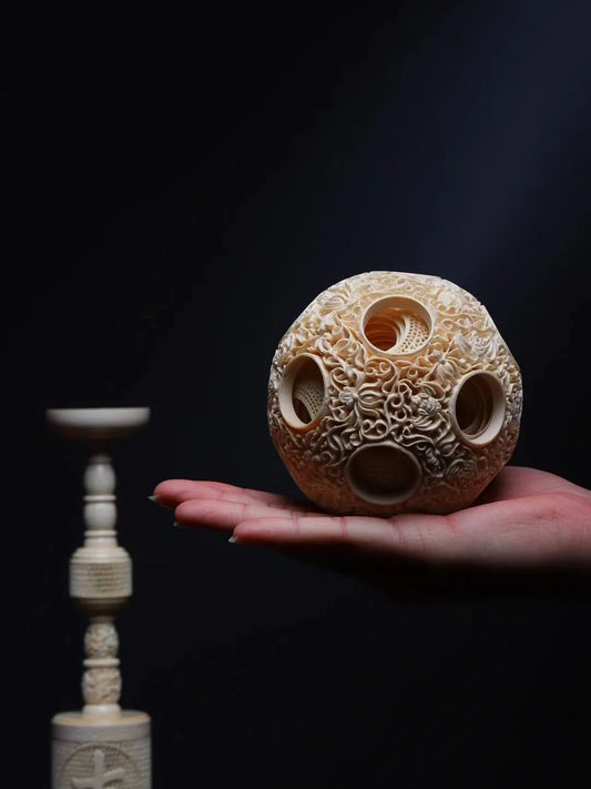 Chinese Intangible Cultural Heritage: Guigong Ball (Demon's Work Ball) 中国非物质文化遗产：鬼工球