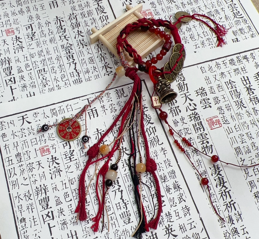Black and Red Guardians 守护者红黑能量手链