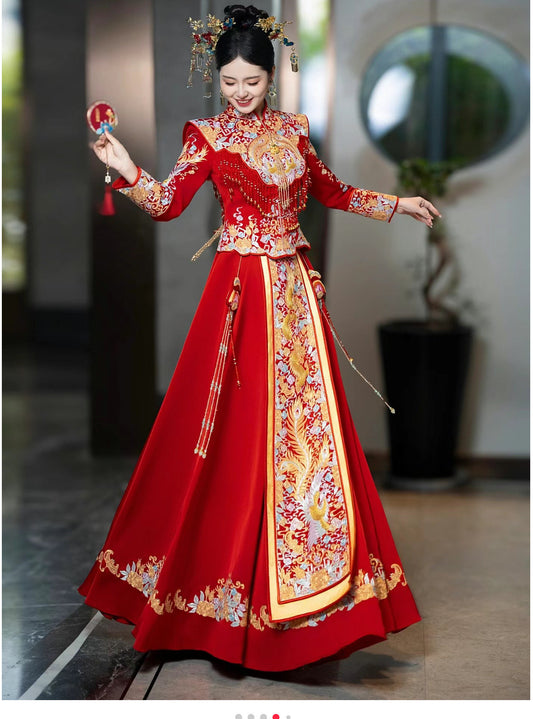 Dragon Phoenix Coat (Skirt Coat) 龙凤衣（裙装）