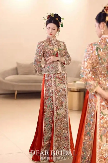 Dragon Phoenix Coat (Skirt Coat) 龙凤衣（裙装）